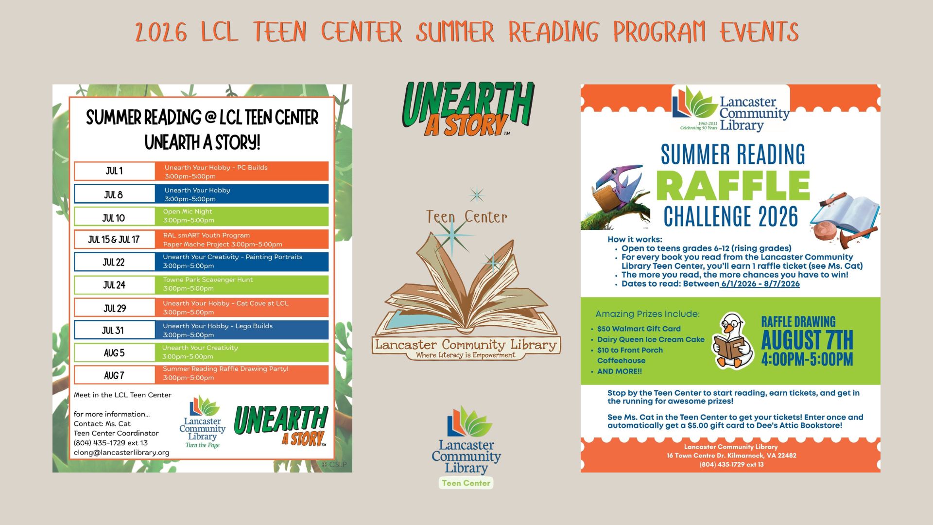 2026 TEEN SUMMER READING PROGRAM banner 1