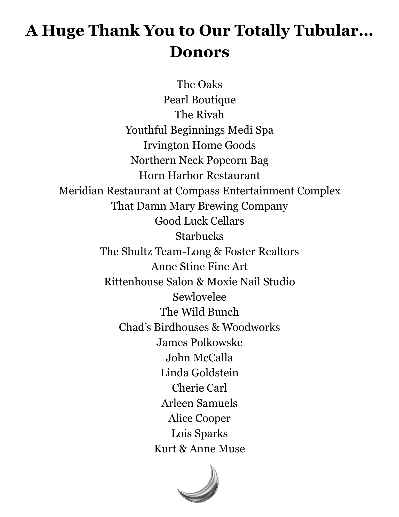 GFM Donors