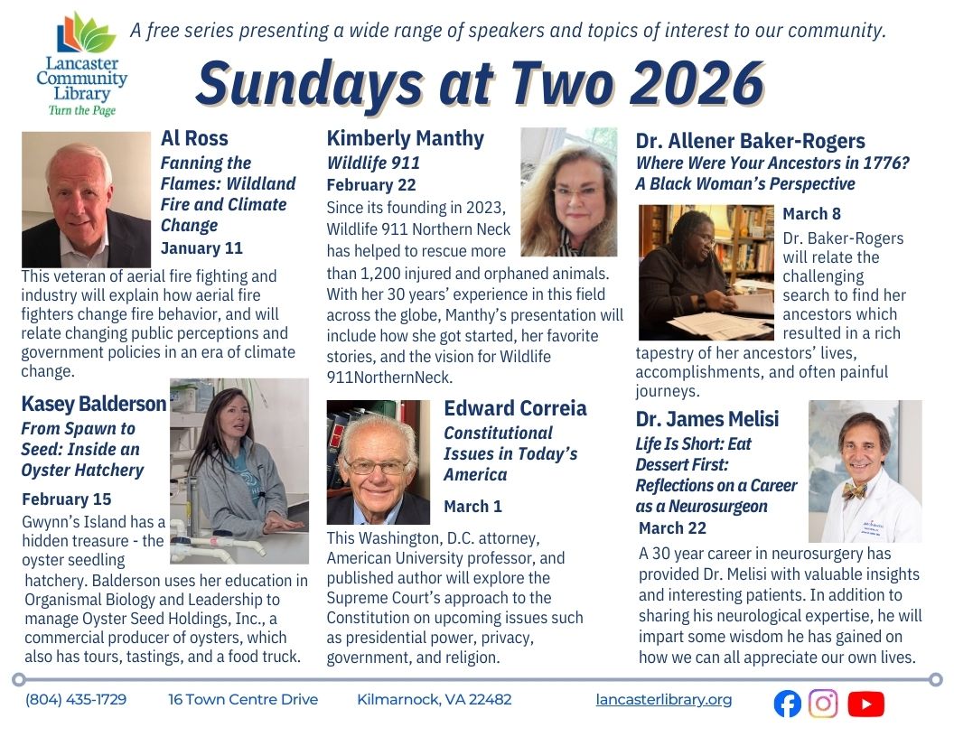 Rev 30 Jan Sundays at Two 2026